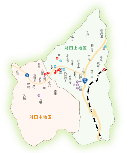財田町MAP