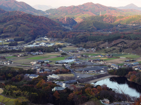 搭重山からの景色